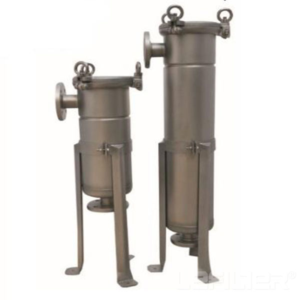 stainless steel single bag filter housing for beer prefiltra