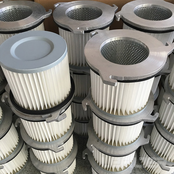 antistatic polyester PTFE 3 lugs flange filter cartridge