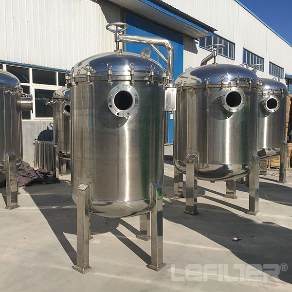 Food grade stainless steel bag filter vessel /housing