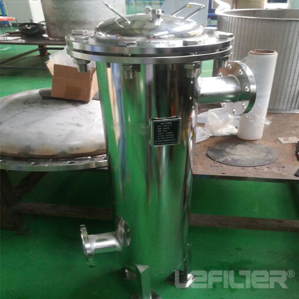 vegetable oil use stainless steel single bag filter