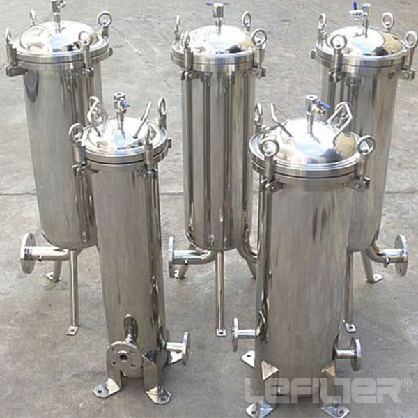 stainless steel bag filter vessel single bag filter housing