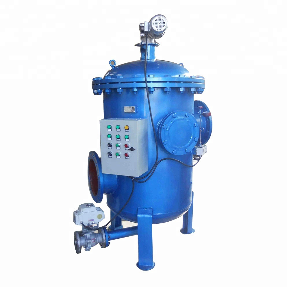 Automatic self cleaning strainer for power plant