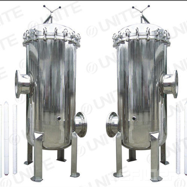 Industrial water bag filter housing