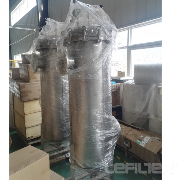 High flow filter cartridge housing