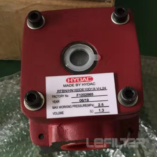 Replacement RFBN/HC160DE10C1.X HYDAC filter housing