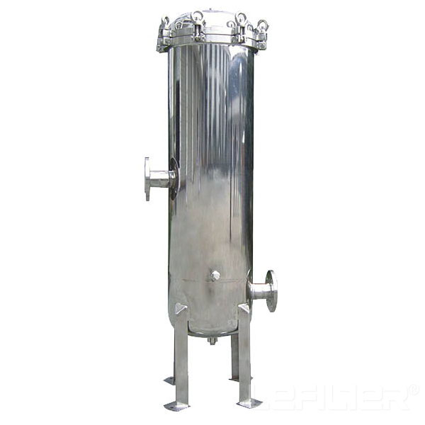 industrial stainless steel security liquid filter housing