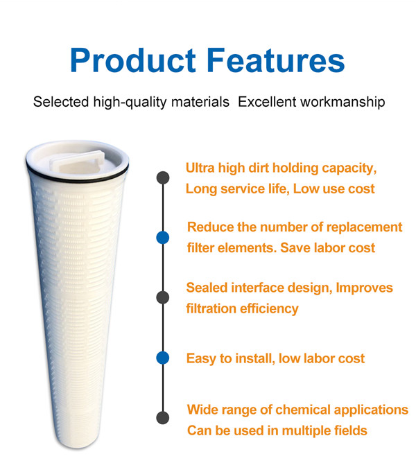 Industrial High Flow Liquid Filter Cartridge PFTM150-60U-HFH